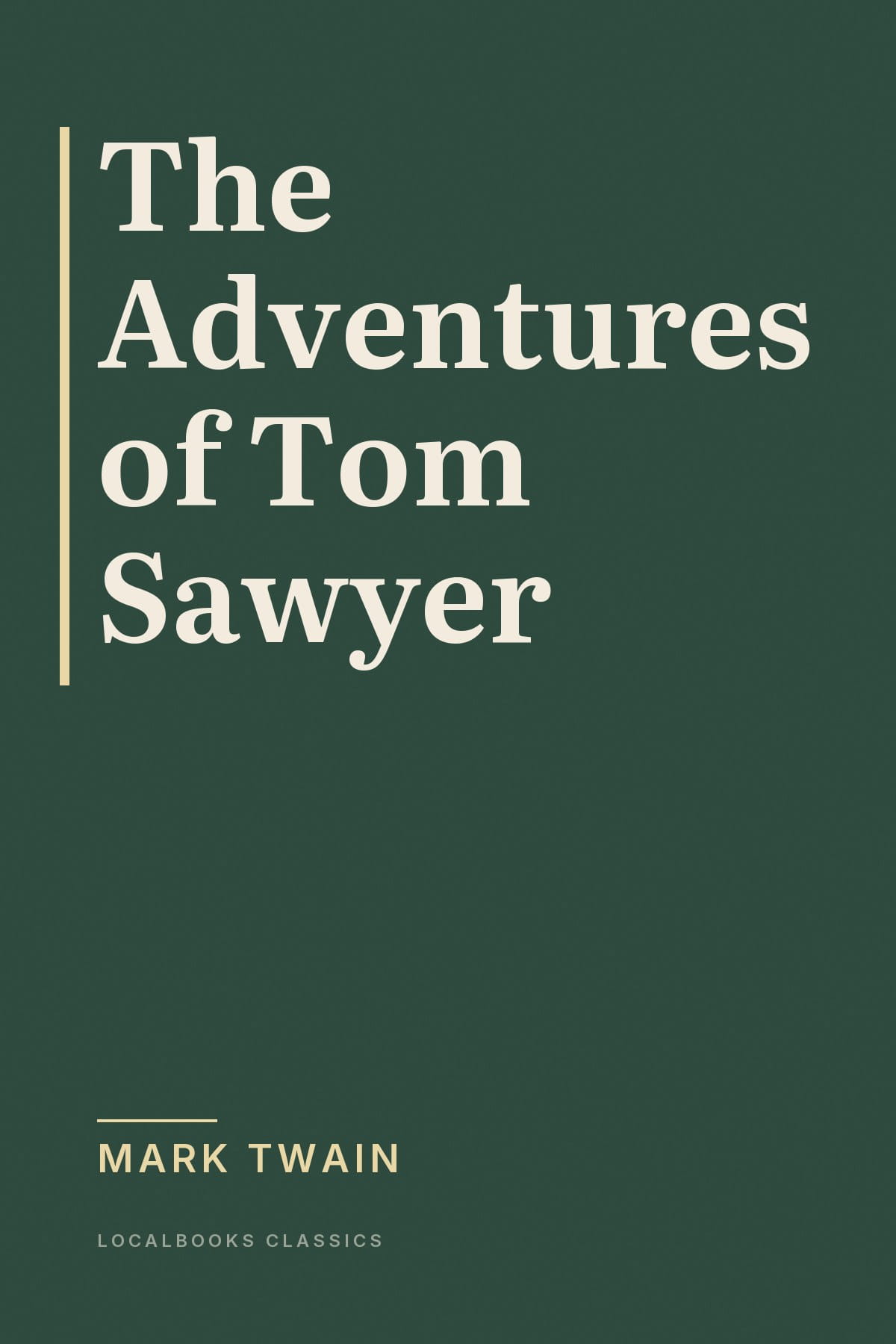 Cover of The Adventures of Tom Sawyer