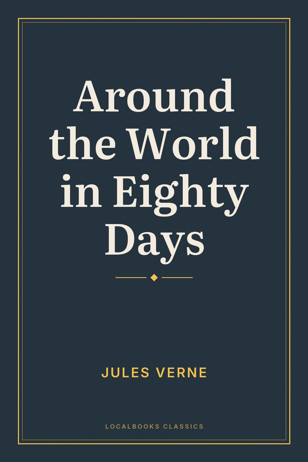 Cover of Around the World in Eighty Days