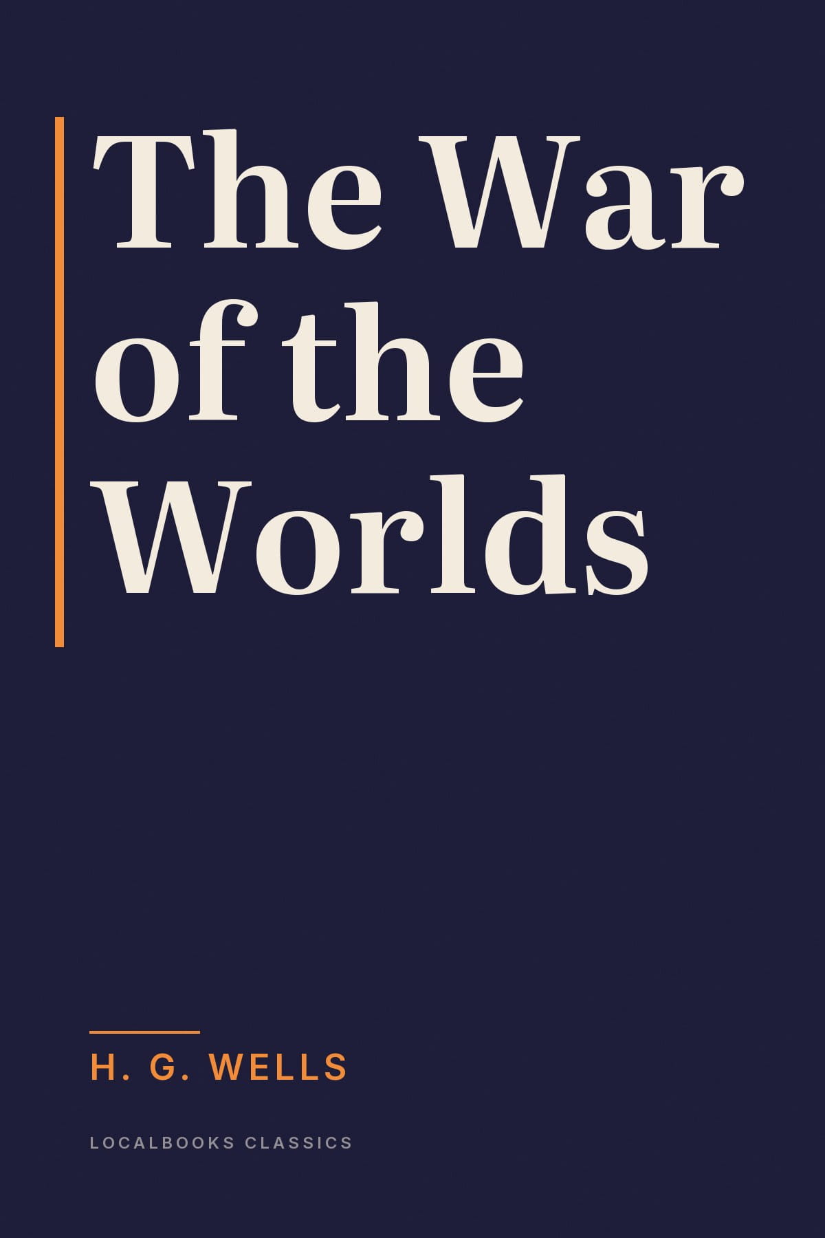 Cover of The War of the Worlds