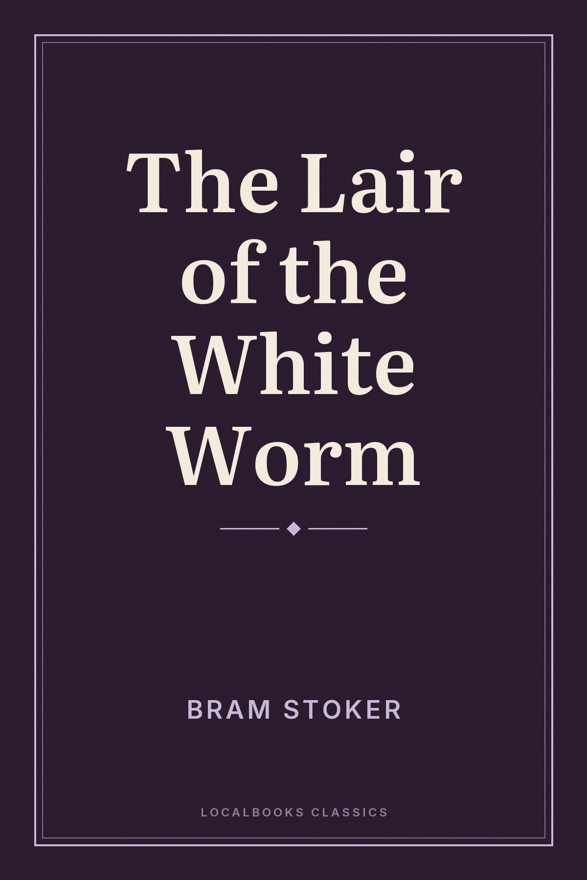 Cover of The Lair of the White Worm