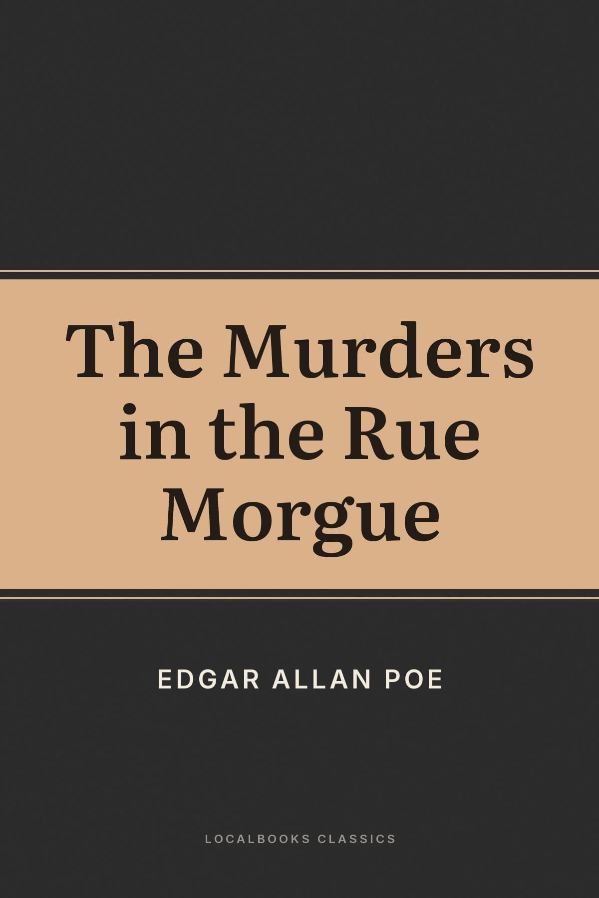 Cover of The Murders in the Rue Morgue