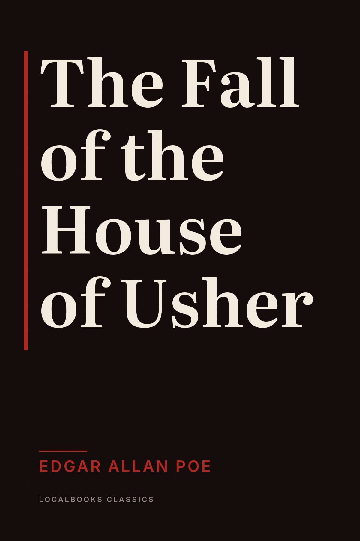 Cover of The Fall of the House of Usher