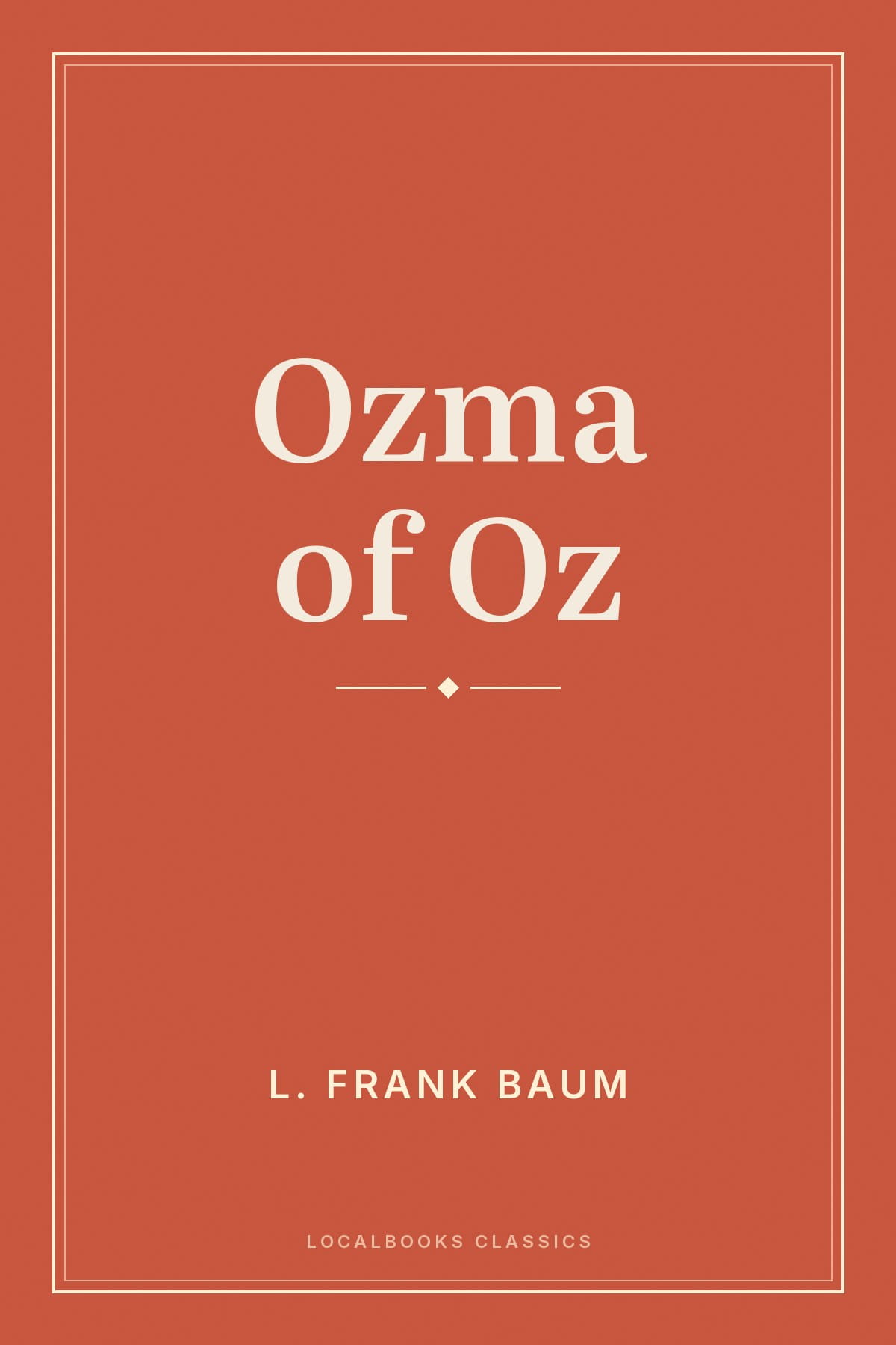 Cover of Ozma of Oz