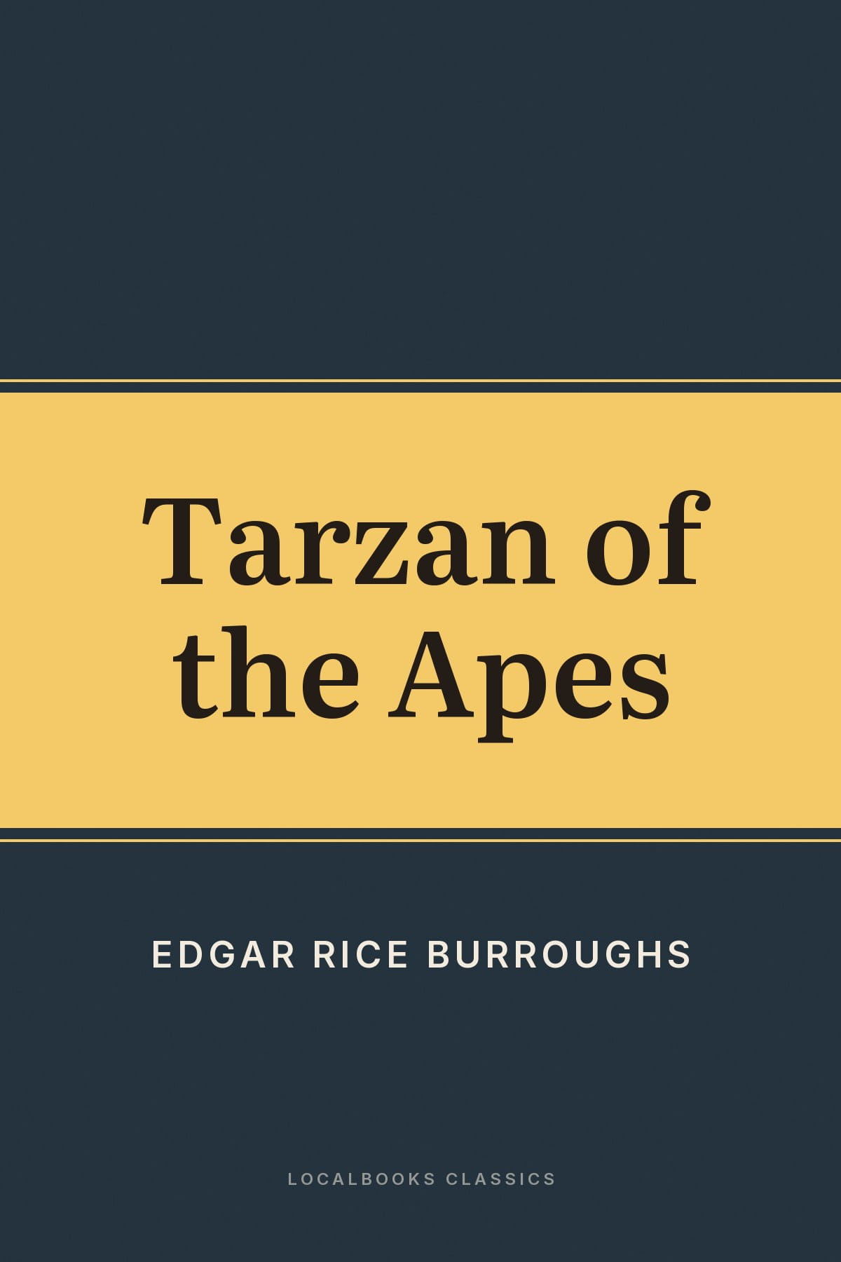 Cover of Tarzan of the Apes