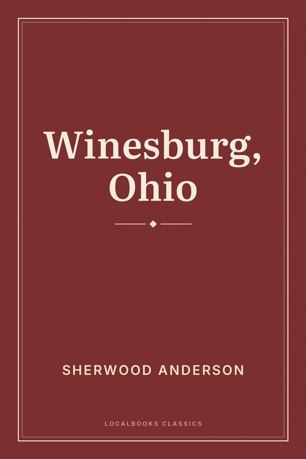 Cover of Winesburg, Ohio