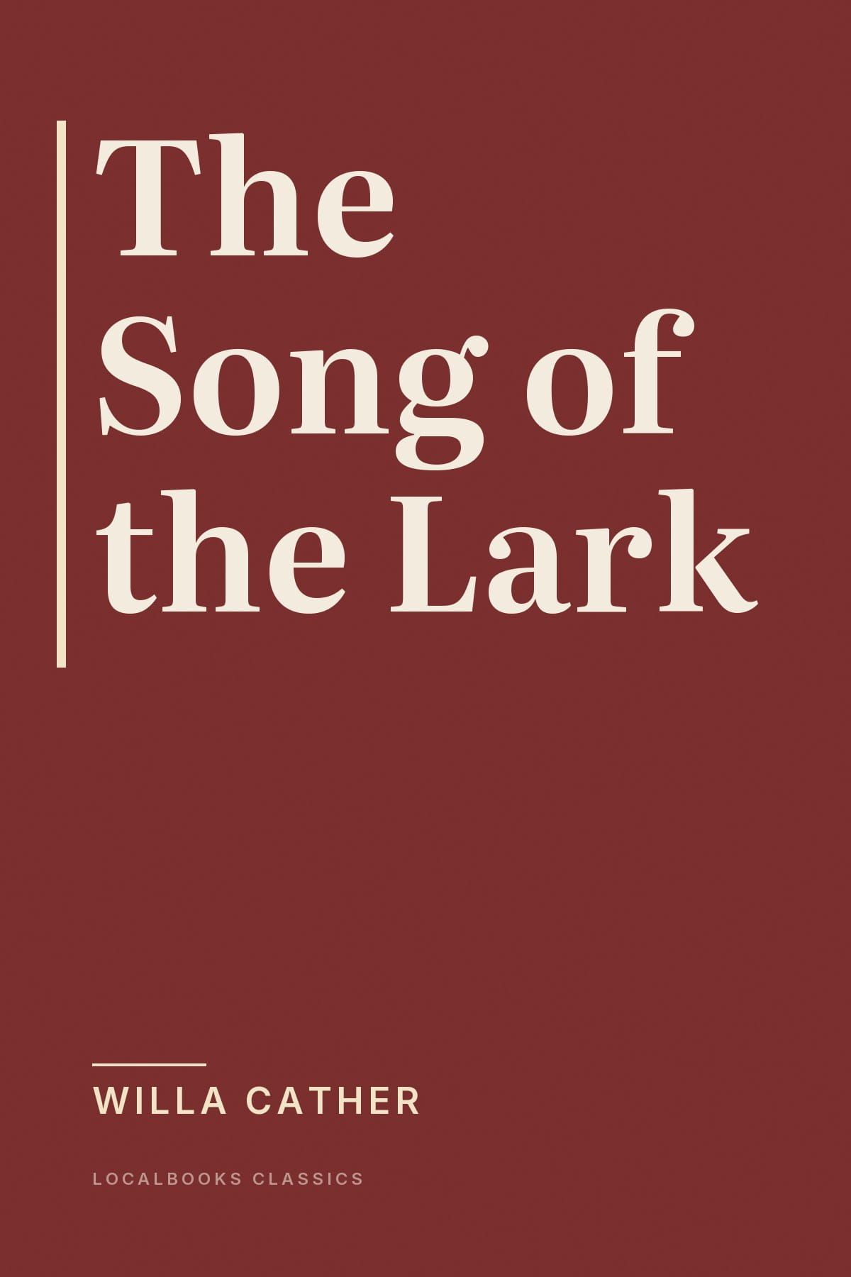 Cover of The Song of the Lark