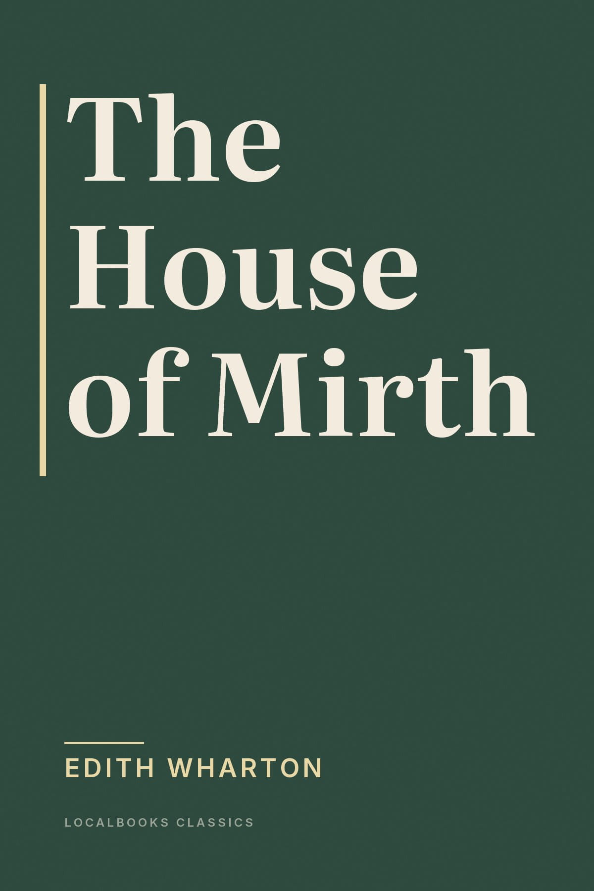 Cover of The House of Mirth