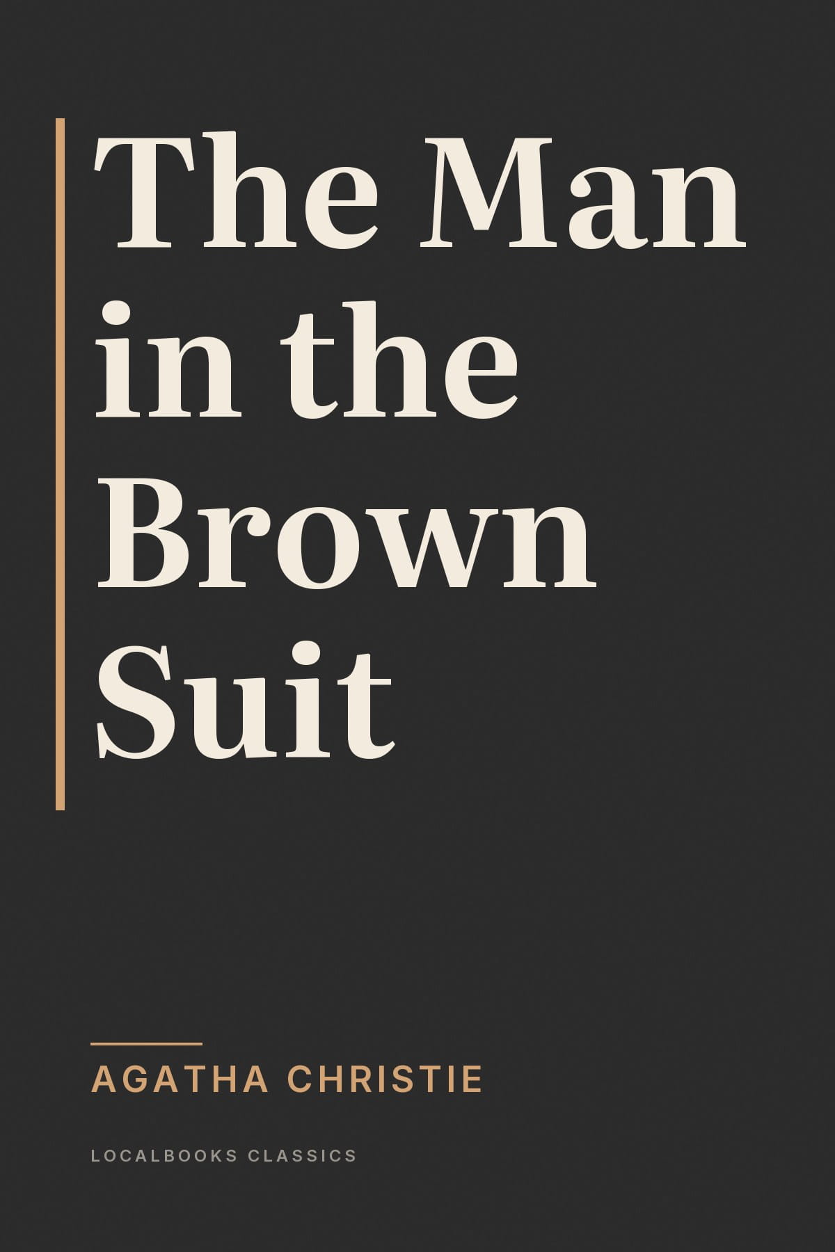 Cover of The Man in the Brown Suit