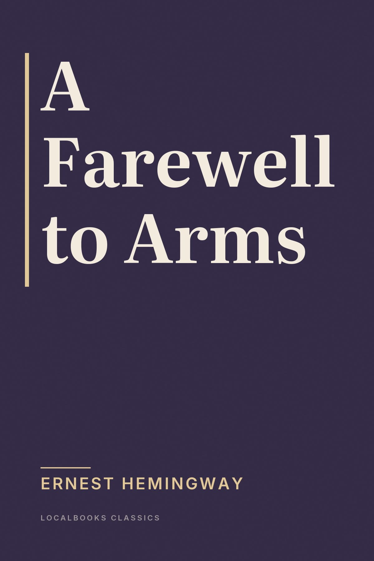 Cover of A Farewell to Arms