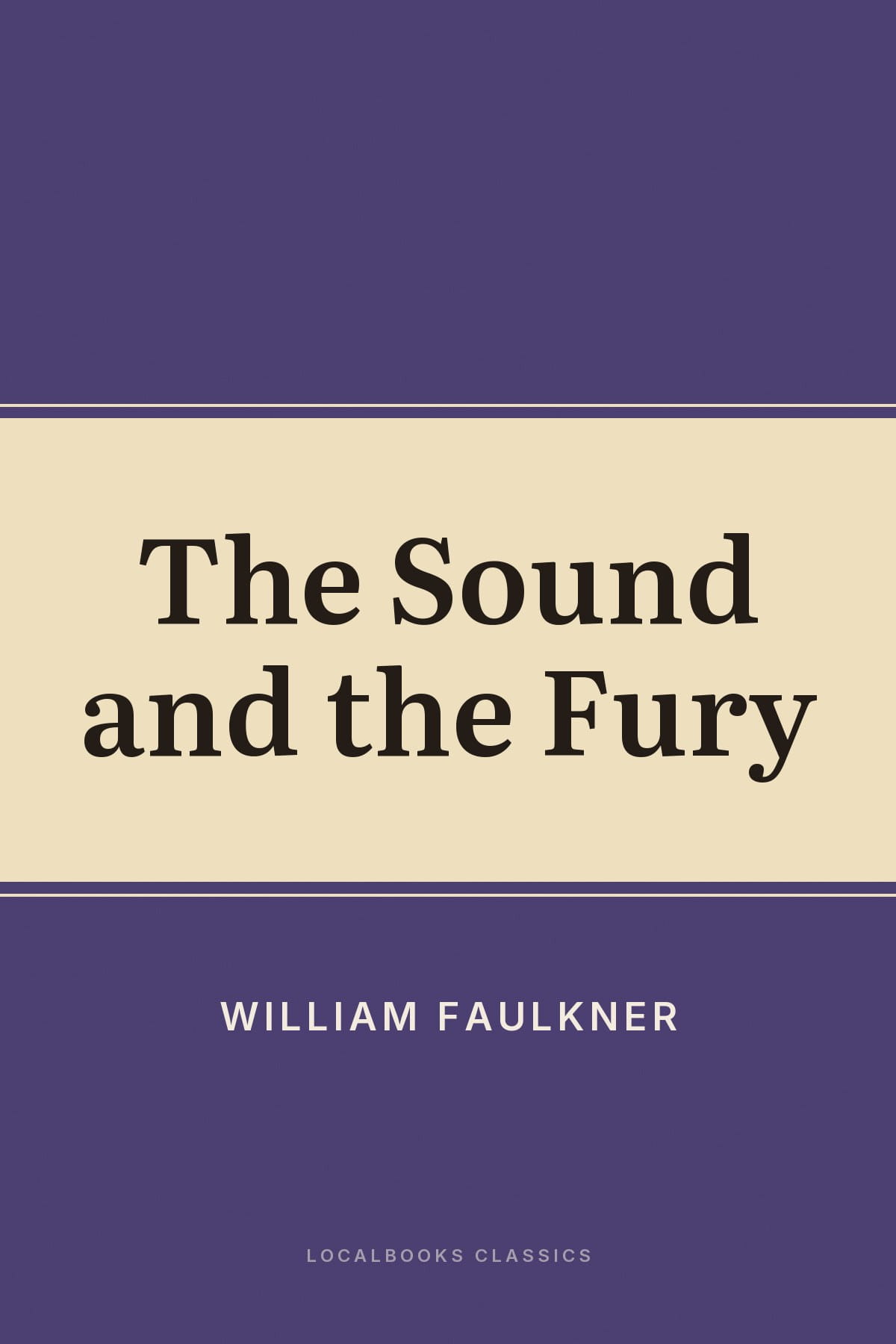 Cover of The Sound and the Fury