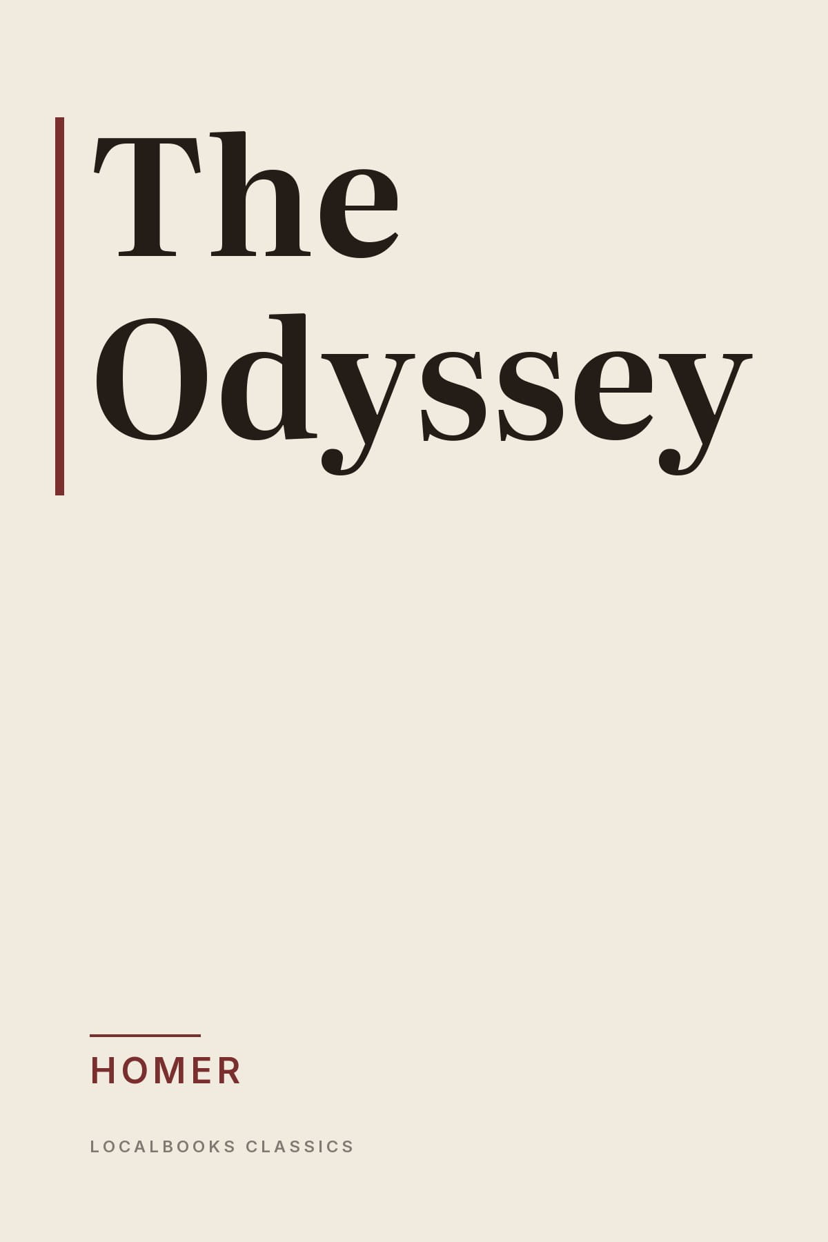 Cover of The Odyssey