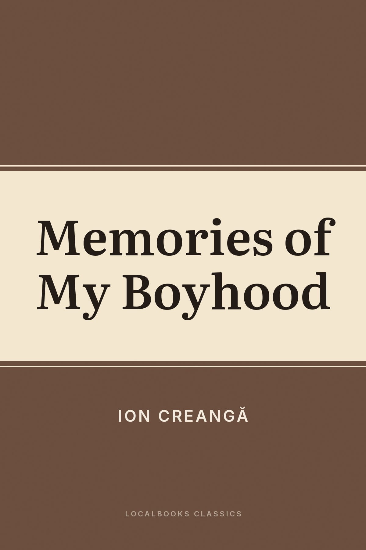 Cover of Memories of My Boyhood