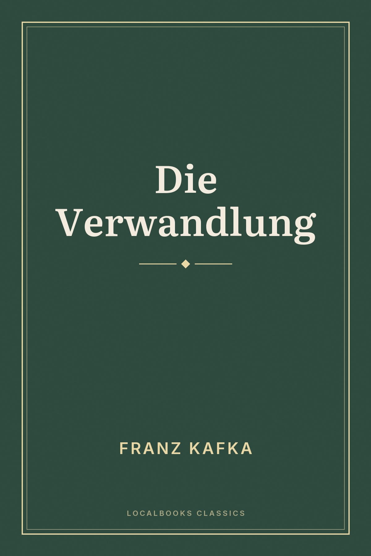 Cover of Die Verwandlung