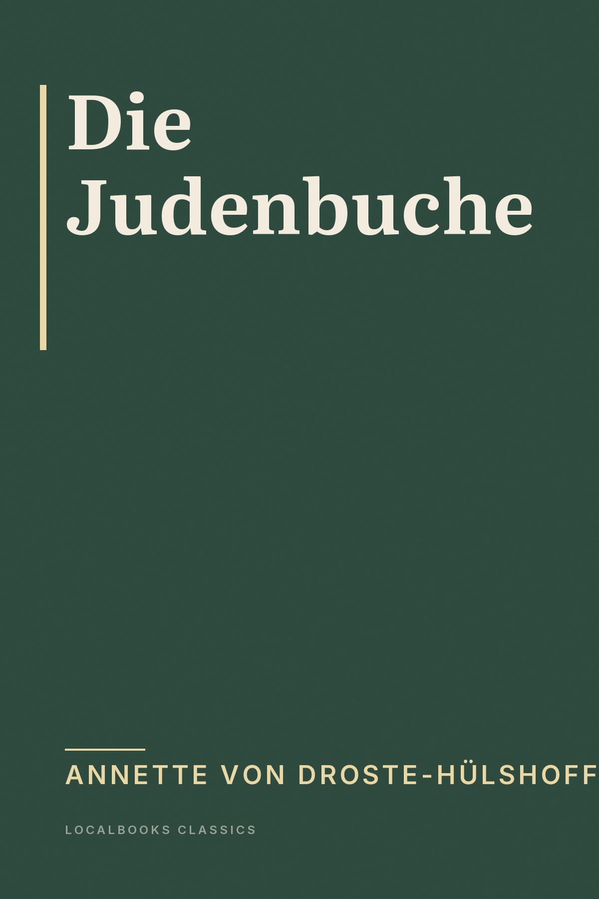 Cover of Die Judenbuche