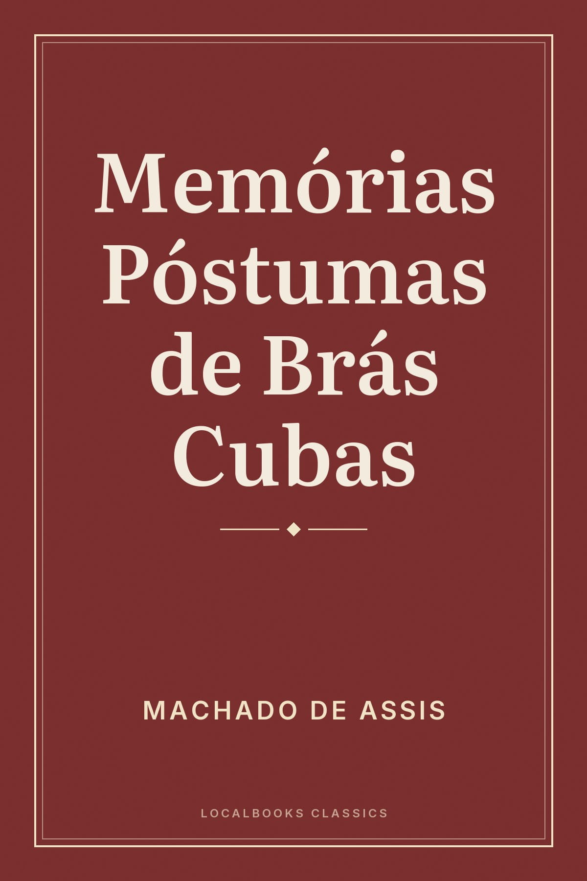 Cover of Memórias Póstumas de Brás Cubas