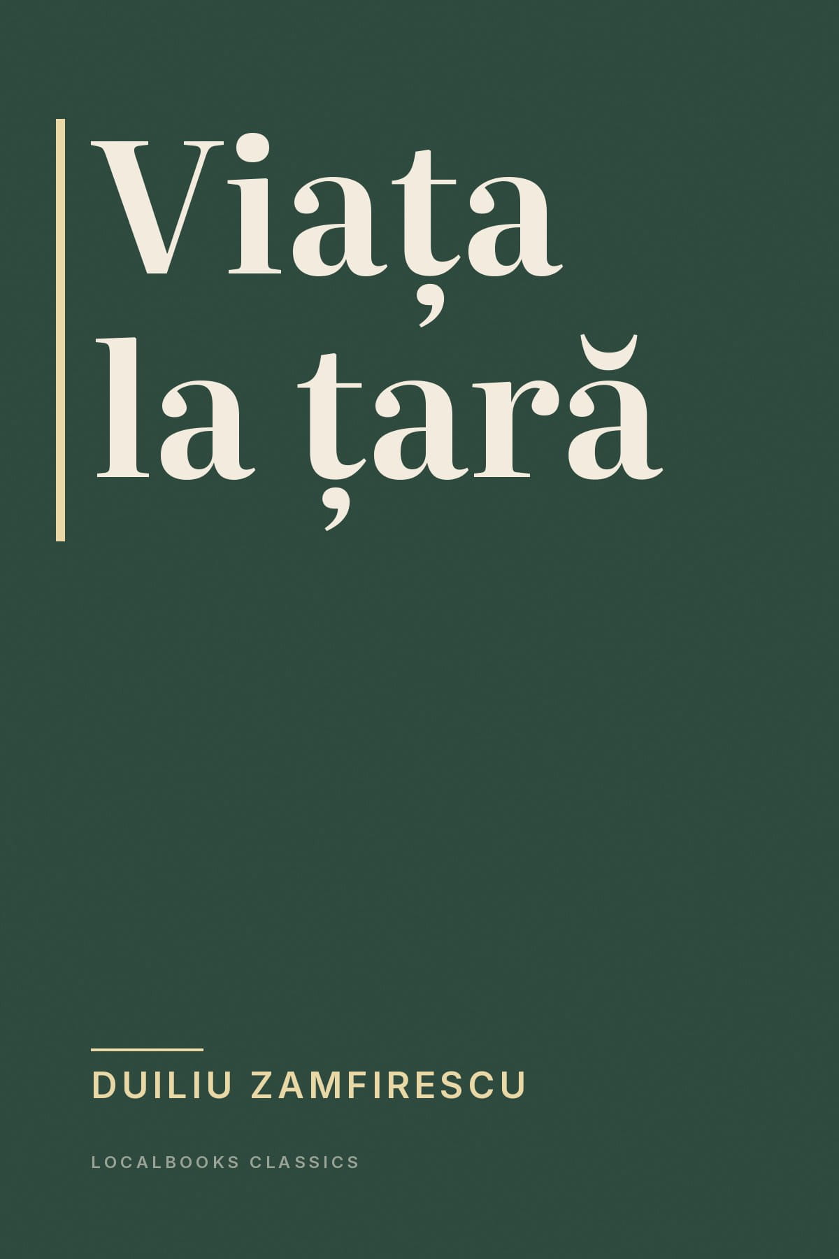 Cover of Viața la țară