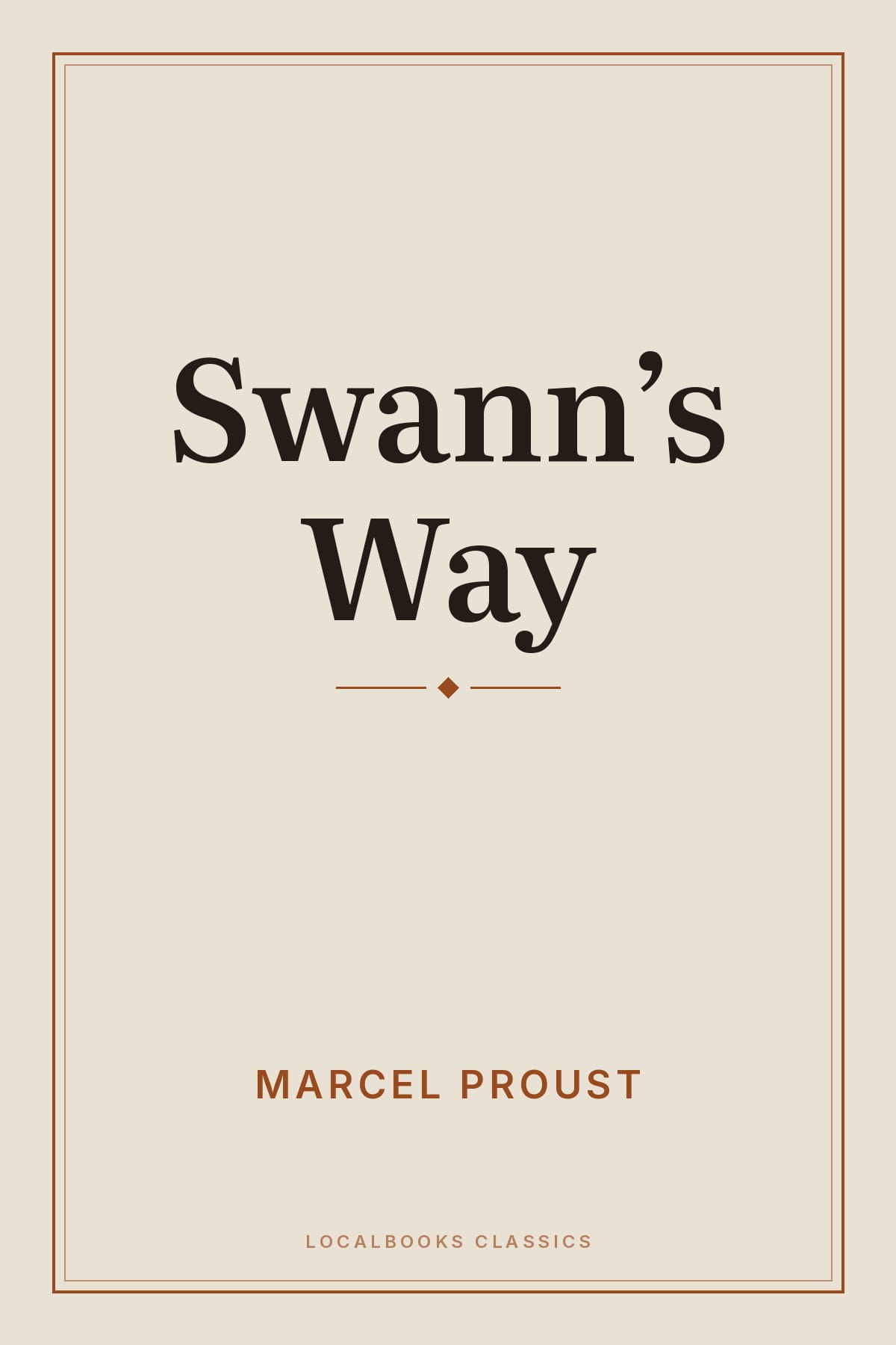 Cover of Swann's Way