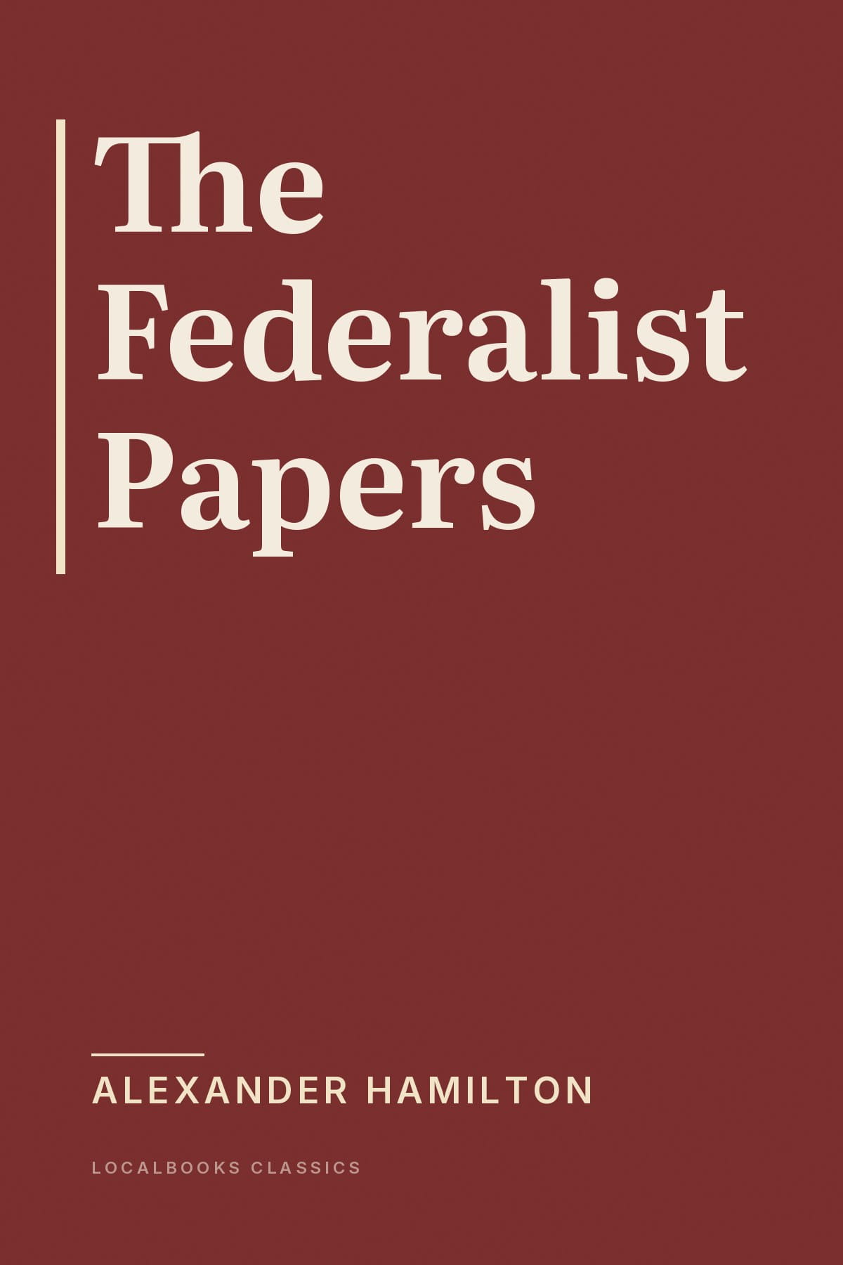 Cover of The Federalist Papers