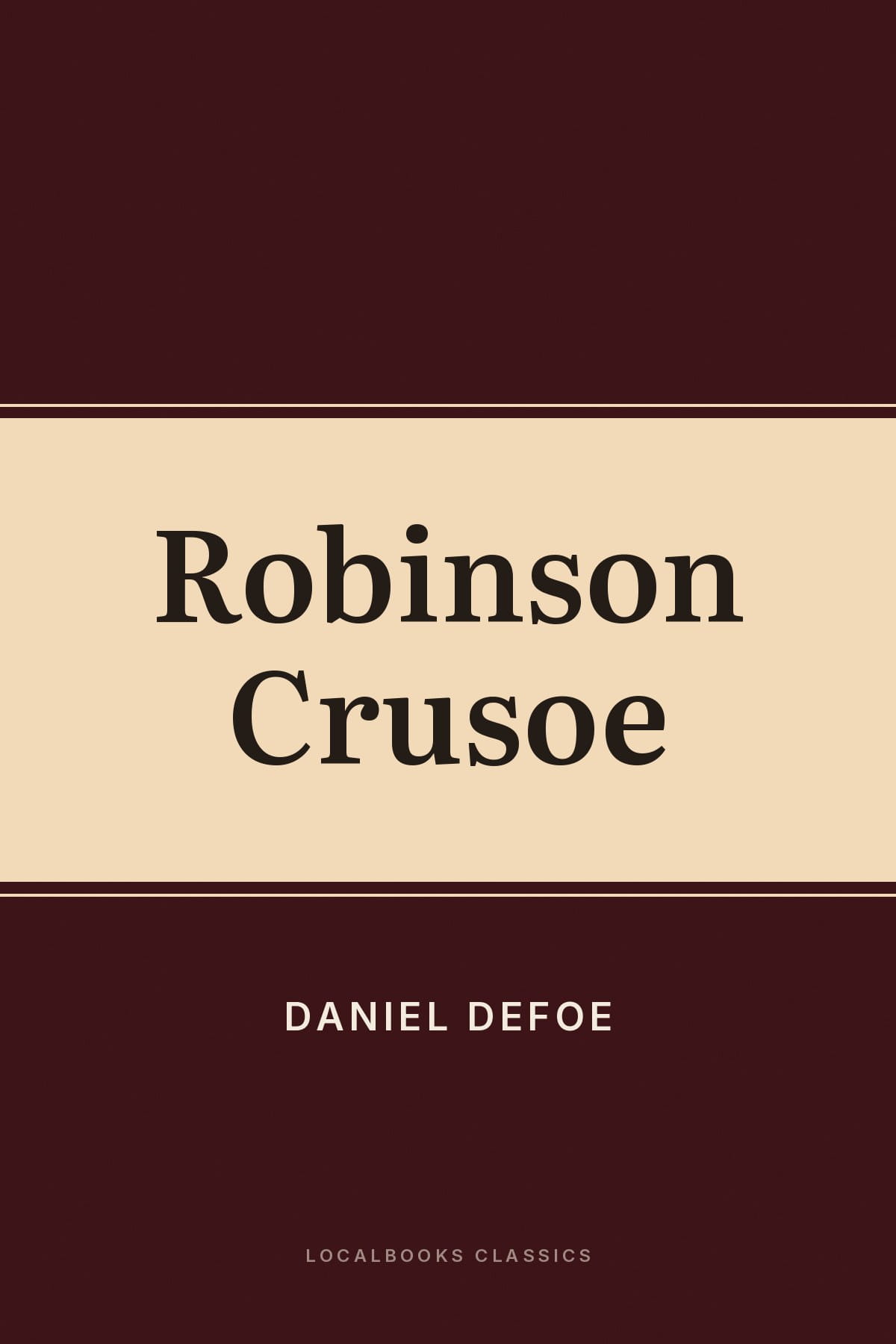 Cover of Robinson Crusoe