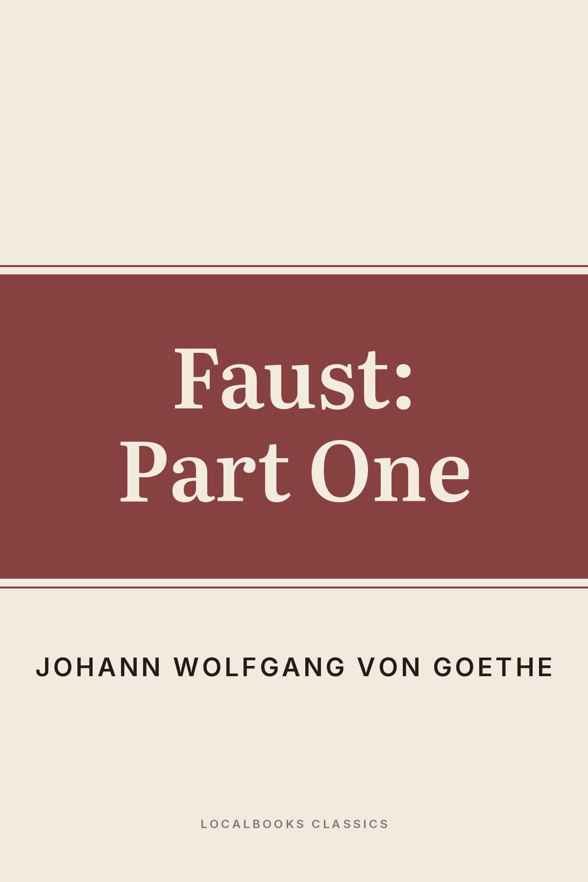 Cover of Faust: Part One