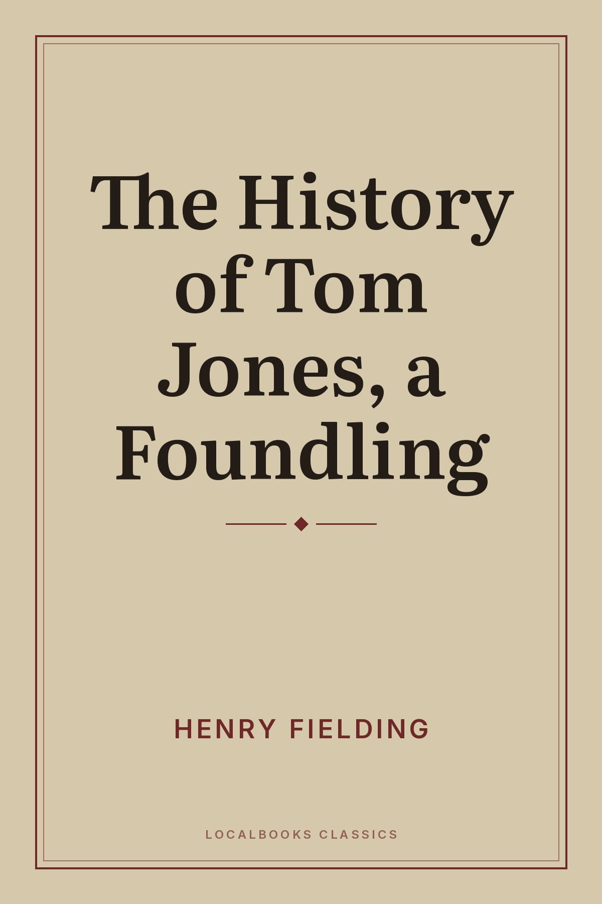 Cover of The History of Tom Jones, a Foundling