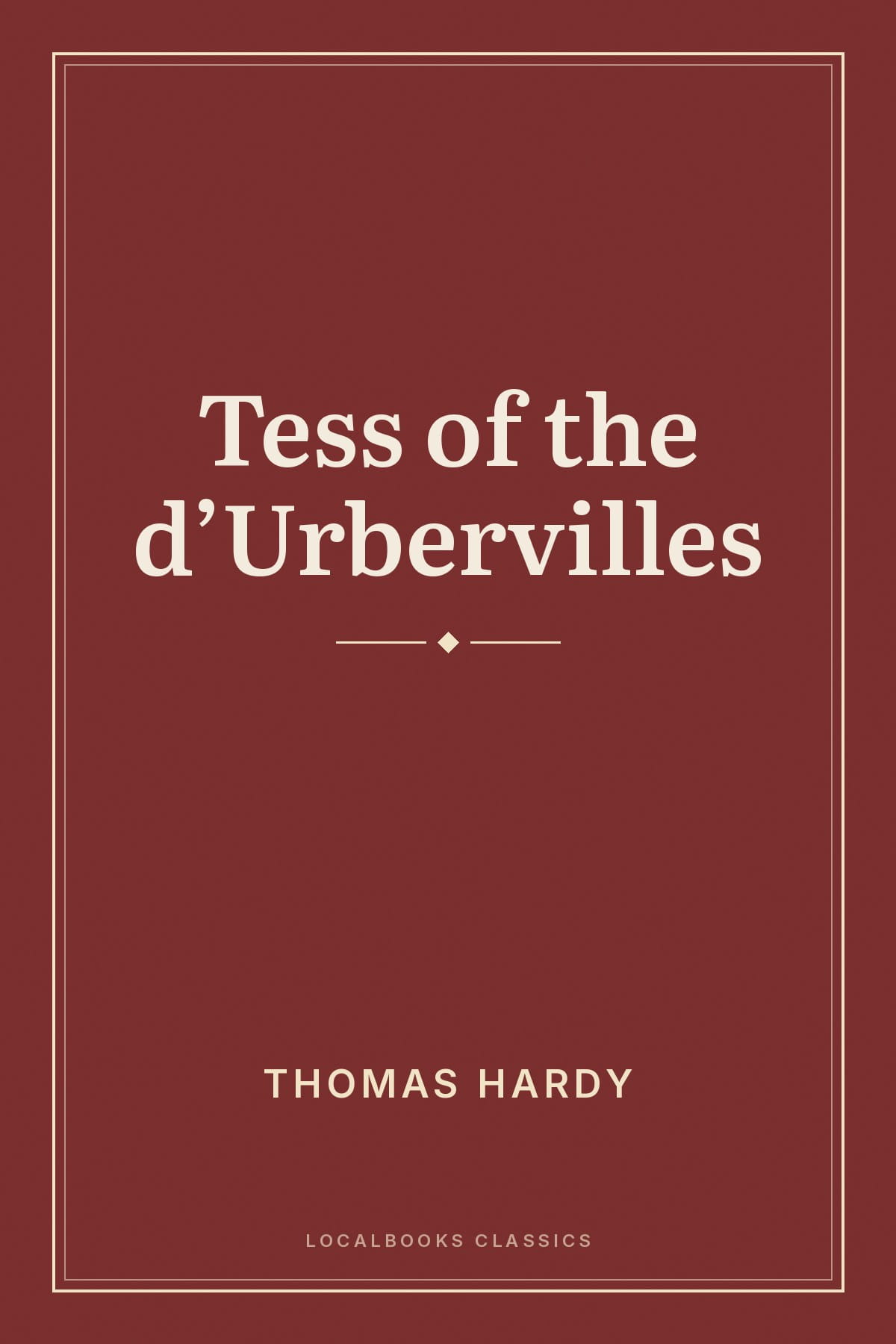 Cover of Tess of the d'Urbervilles