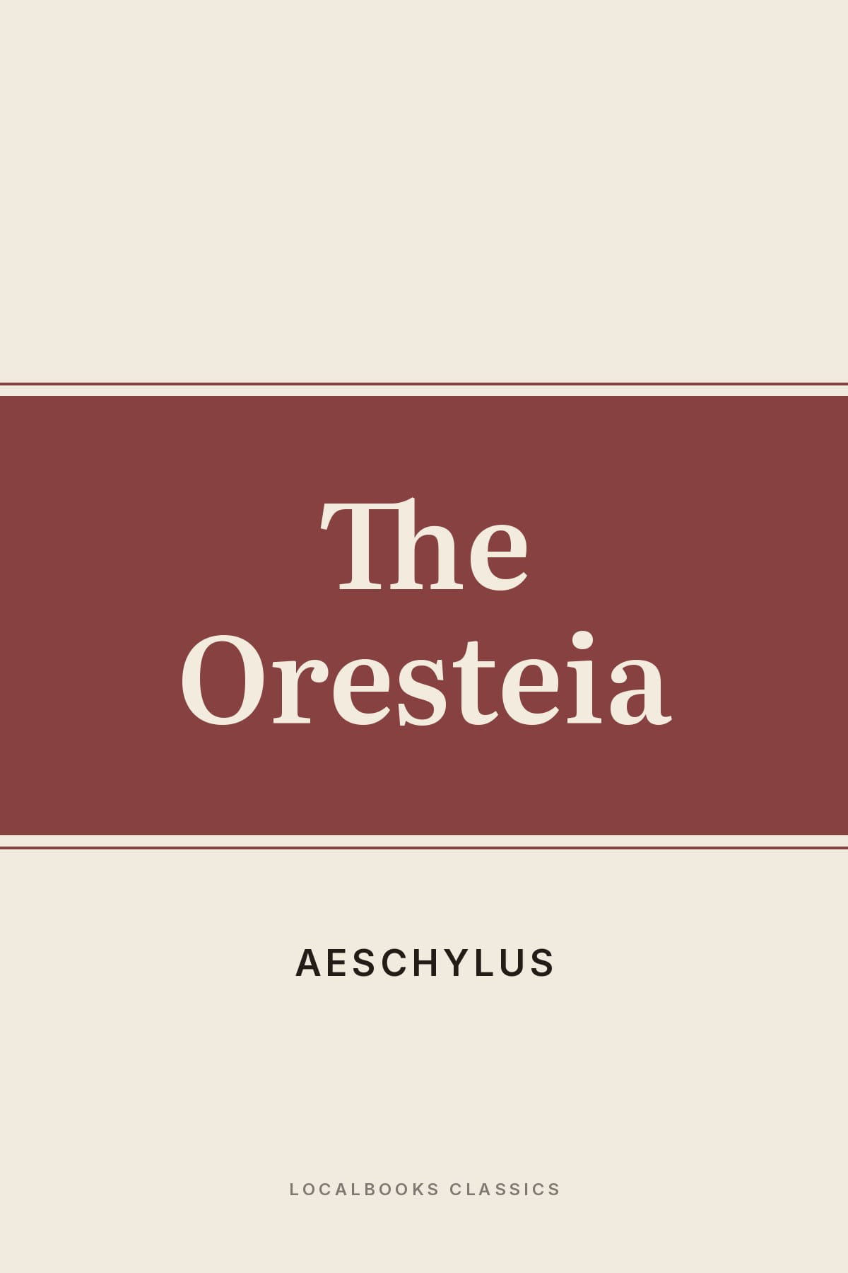 Cover of The Oresteia