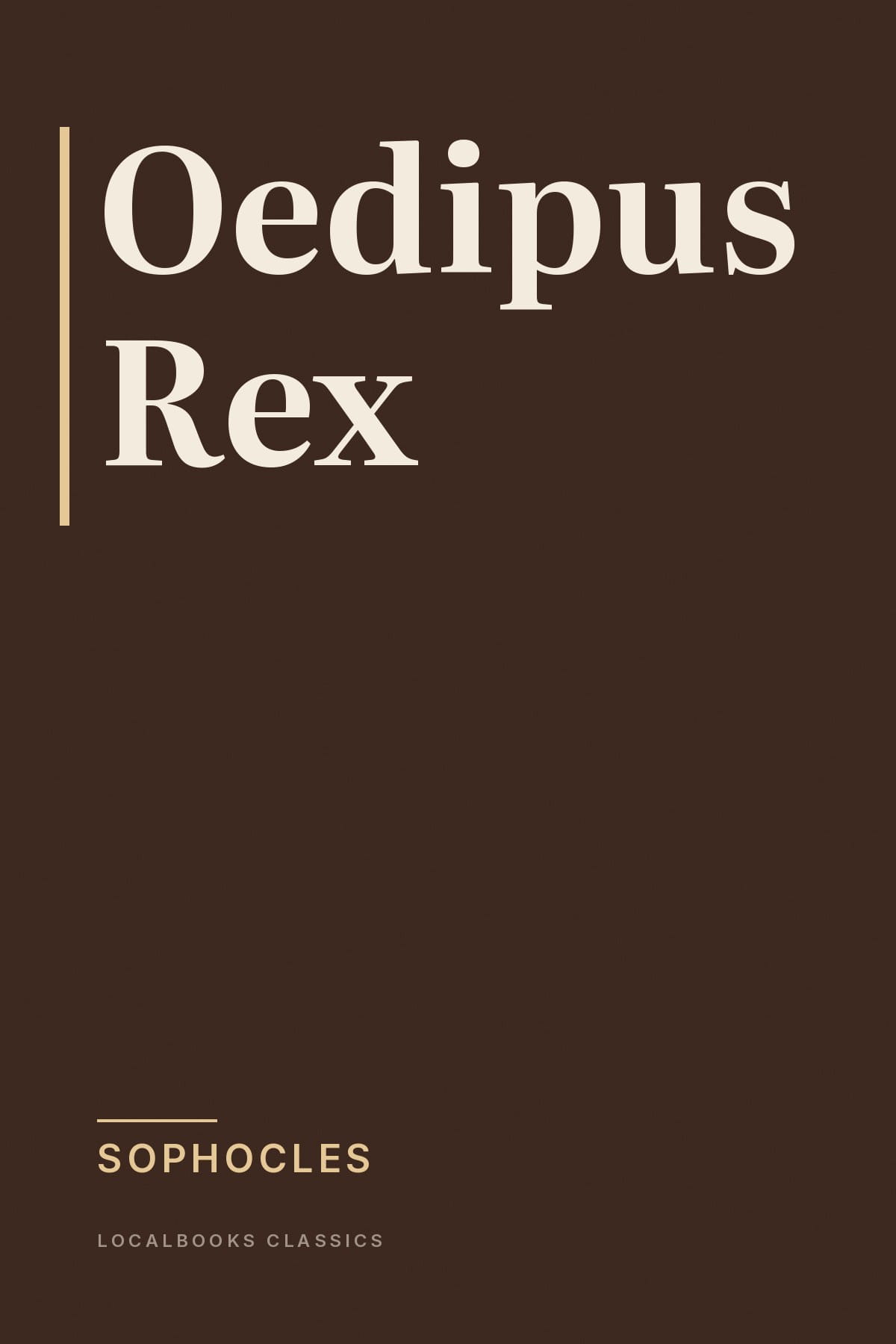 Cover of Oedipus Rex