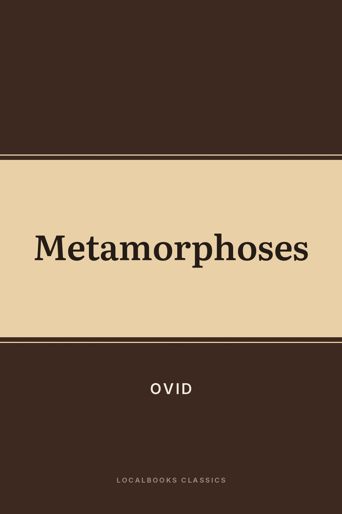 Cover of Metamorphoses