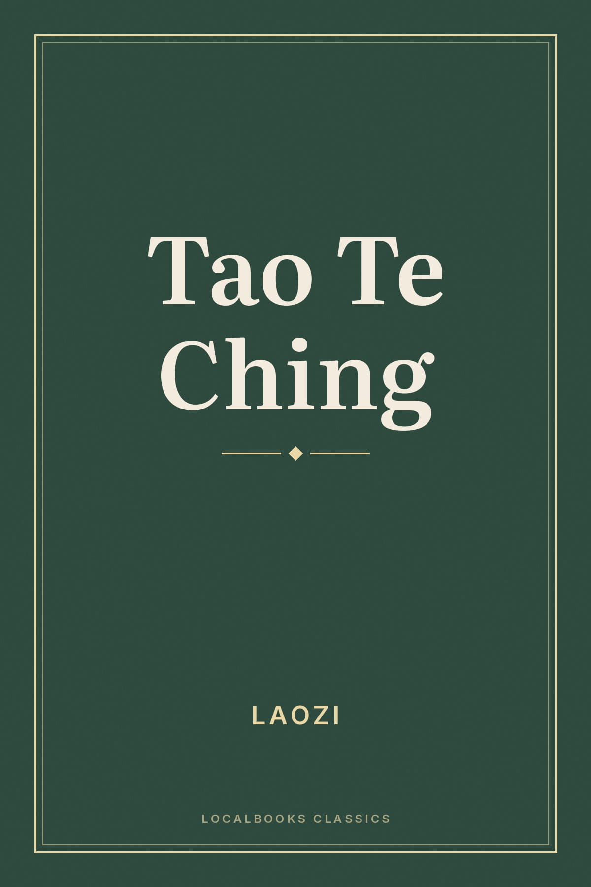 Cover of Tao Te Ching