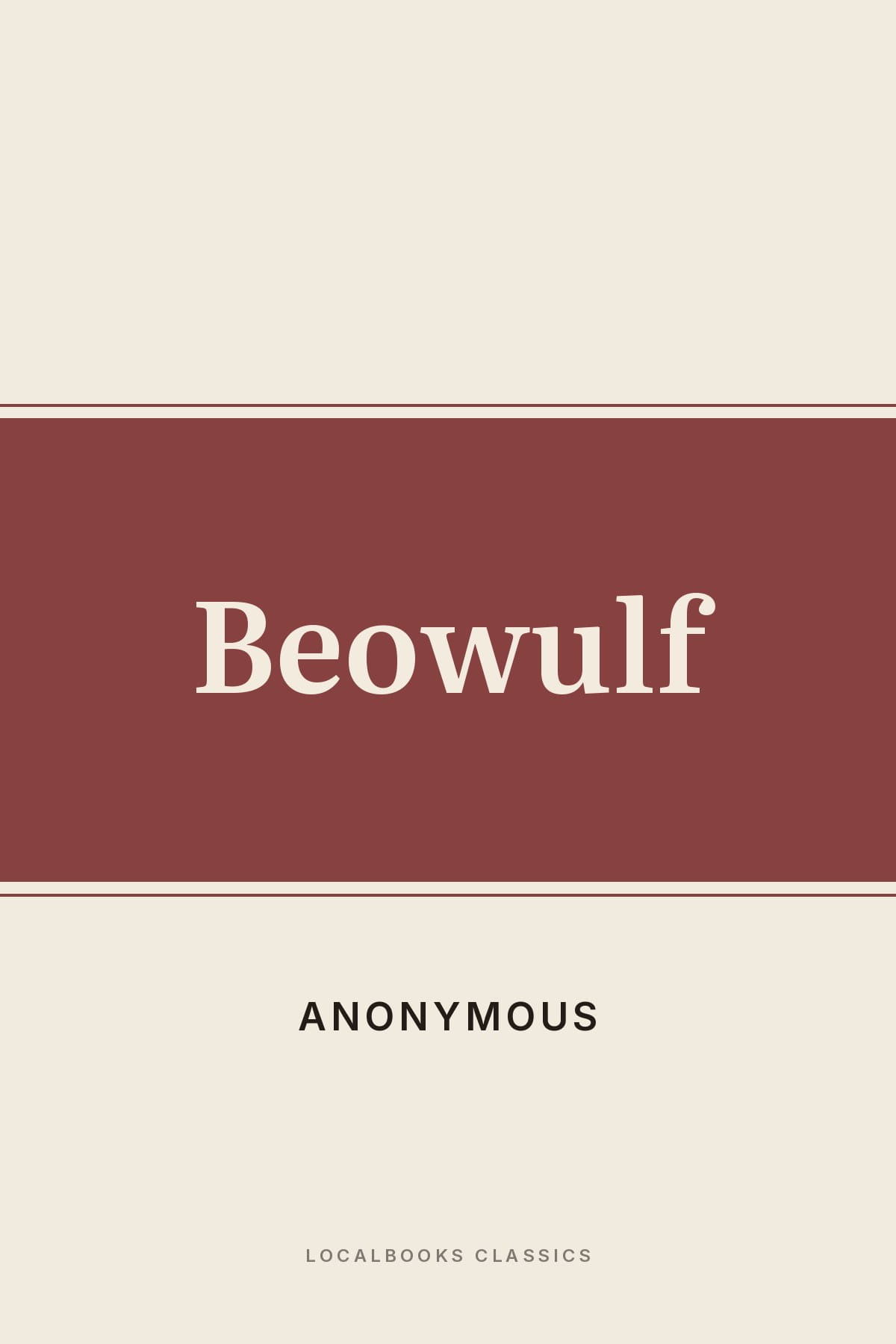 Cover of Beowulf