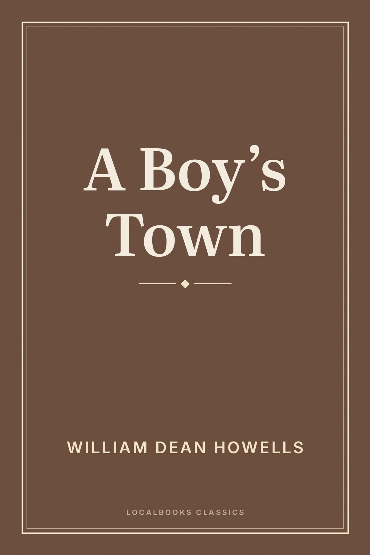 Cover of A Boy's Town
