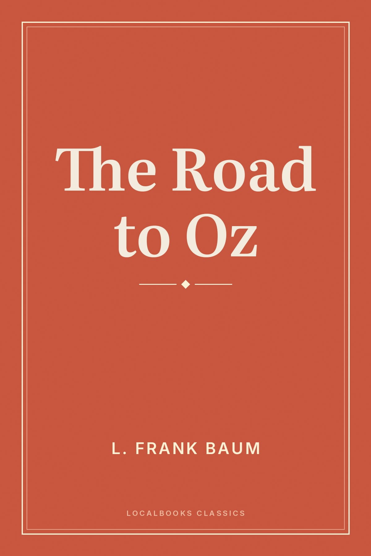 Cover of The Road to Oz