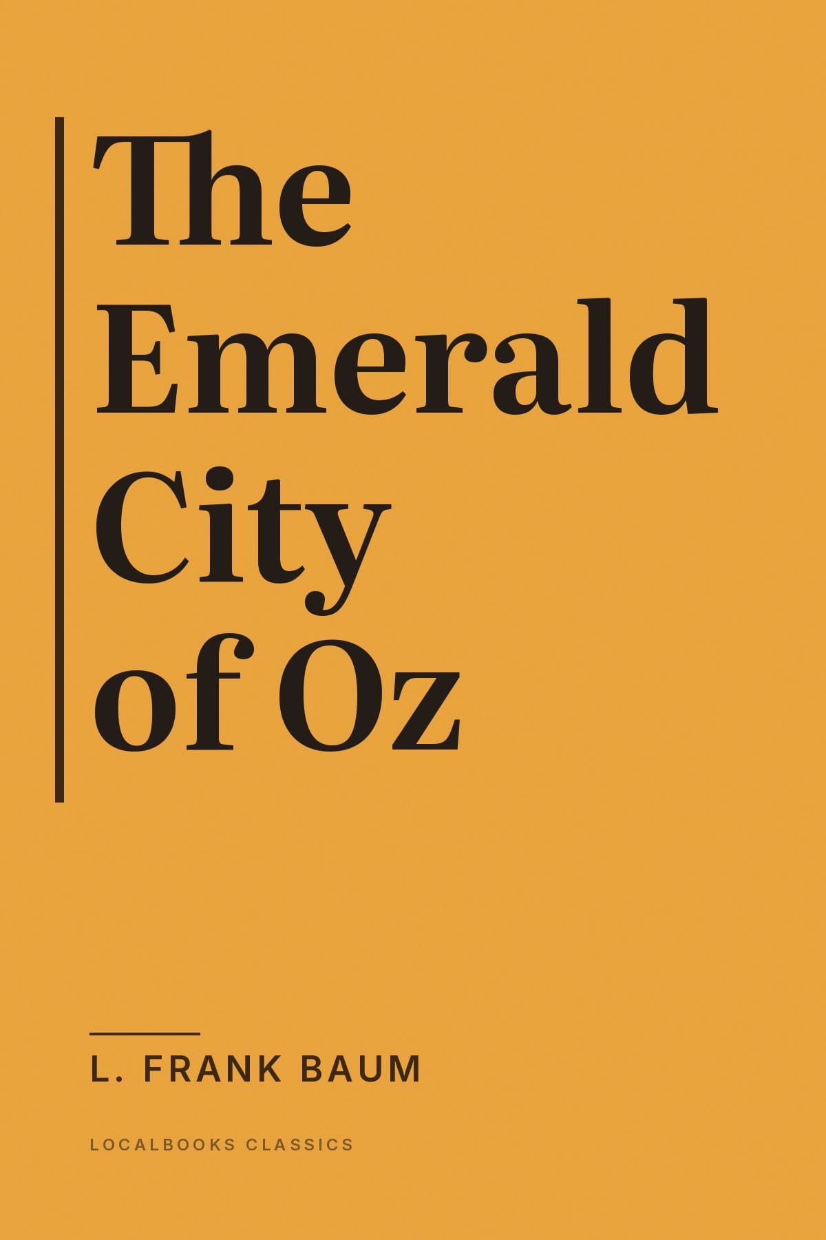 Cover of The Emerald City of Oz