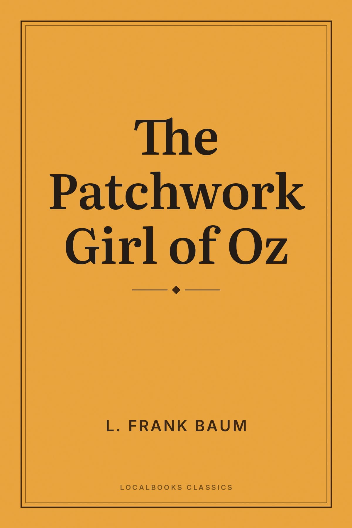 Cover of The Patchwork Girl of Oz