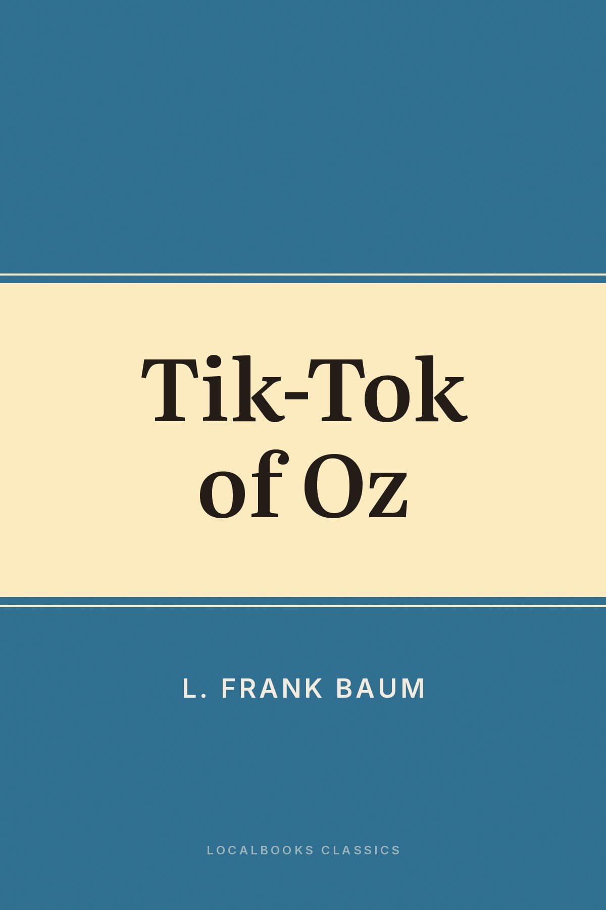 Cover of Tik-Tok of Oz